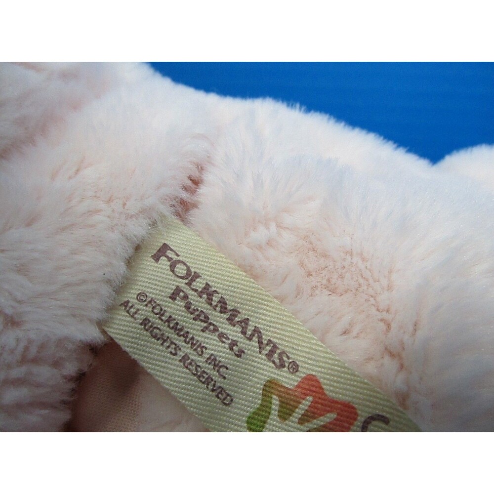 Folktails Folkmanis Puppets Pink Piglet Baby Pig Hand Puppet Plush Stuffed 16" - Picture 7 of 10